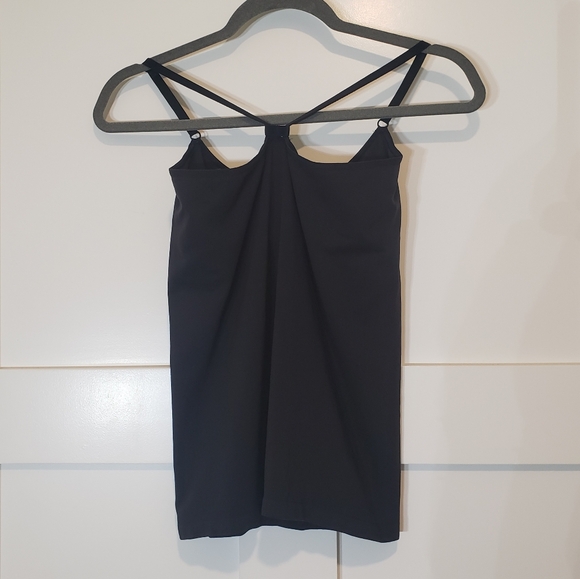 Body By Victoria Black Cami Camisole Stretch Tank Top Sz Large Adjustable Straps - Picture 9 of 12